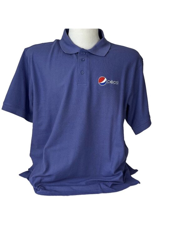 Aramark Other - Aramark Pepsi Branded Polo Shirt XL Purple Embroidered Logo Work Collectible